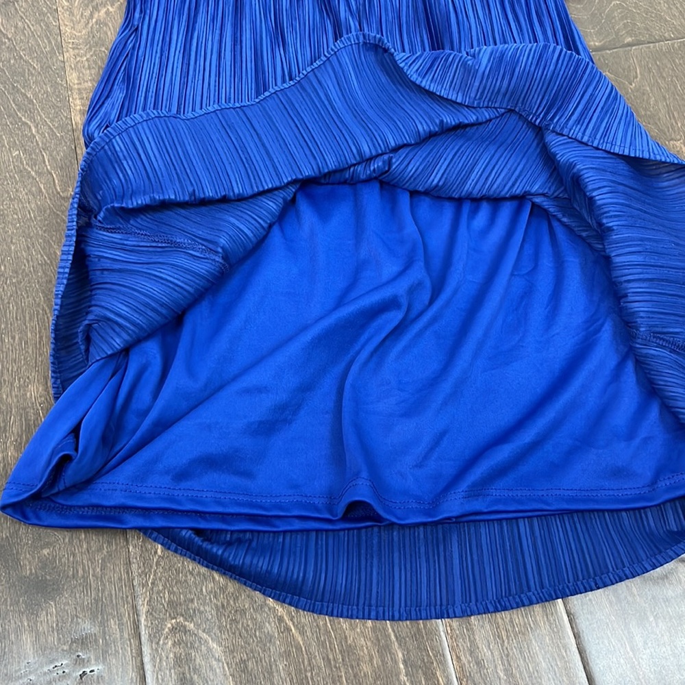 Gilli blue double tiered dress Womens medium - Picture 10 of 12